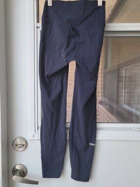 Andar Navy Blue High-Performance Athletic Leggings (2)